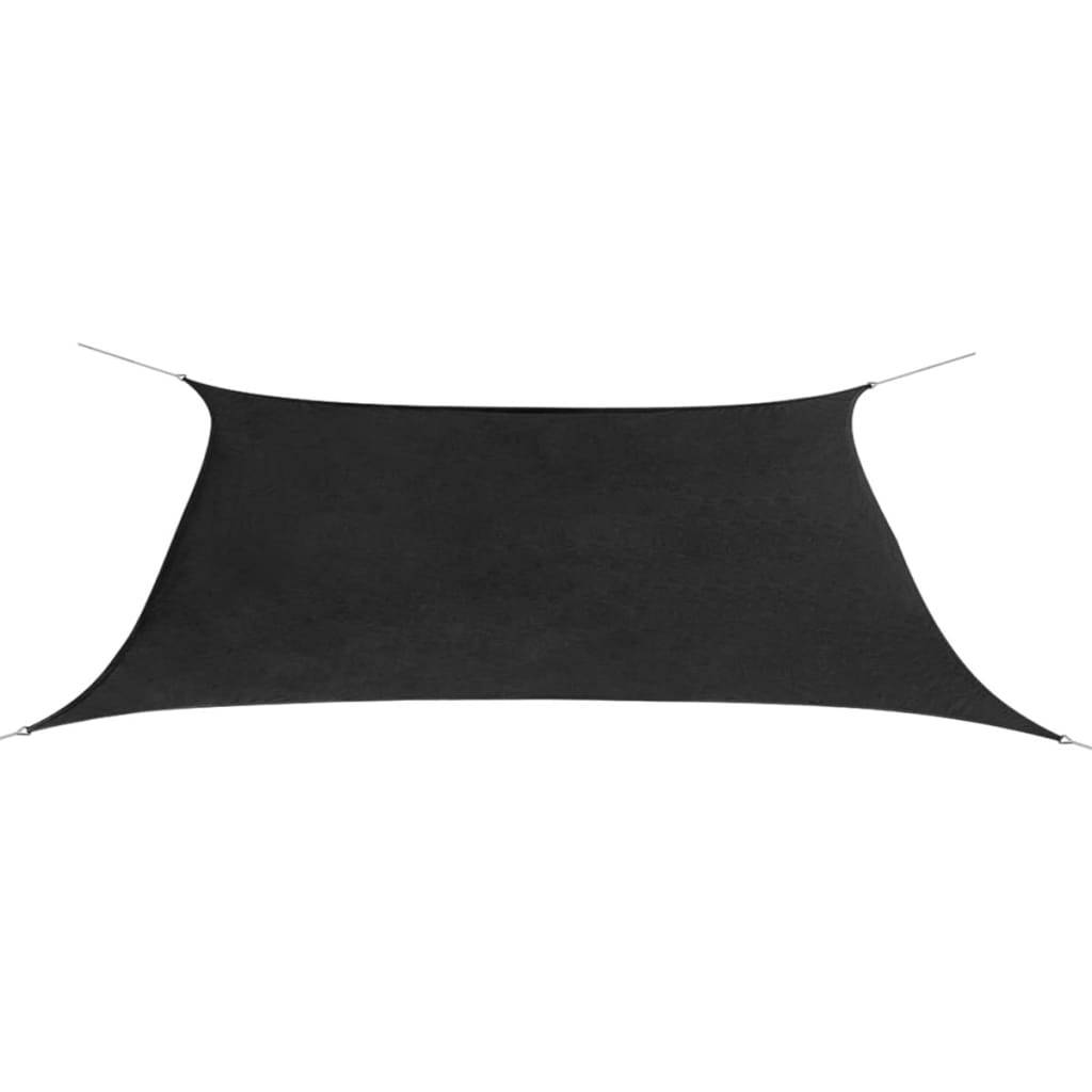 Voile toile d'ombrage parasol en tissu oxford rectangulaire 2 x 4 m anthracite - Imagen 1
