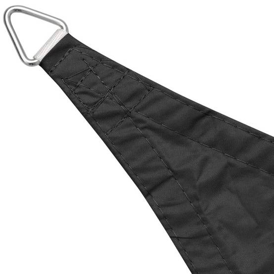 Voile toile d'ombrage parasol en tissu oxford rectangulaire 2 x 4 m anthracite - Imagen 3