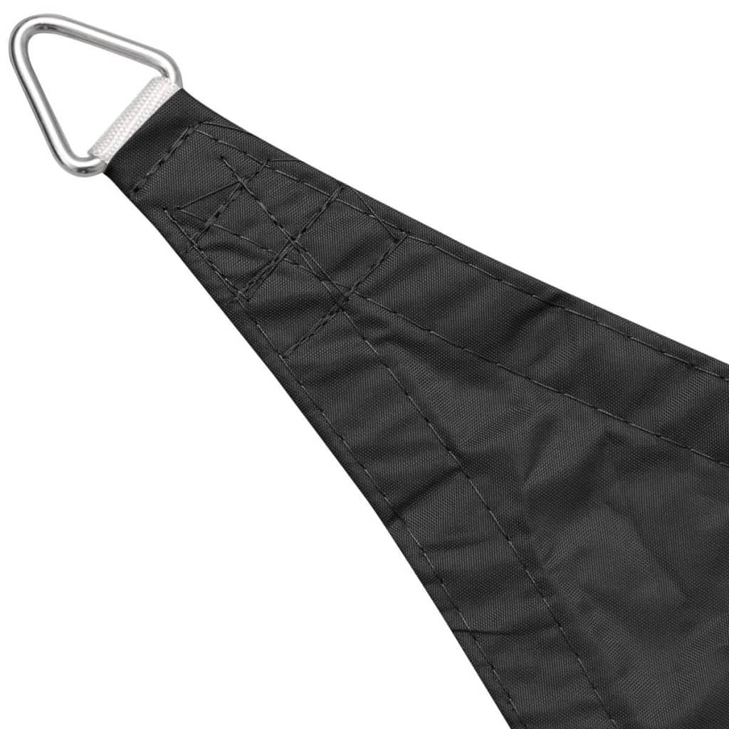Voile toile d'ombrage parasol en tissu oxford rectangulaire 2 x 4 m anthracite - Imagen 3