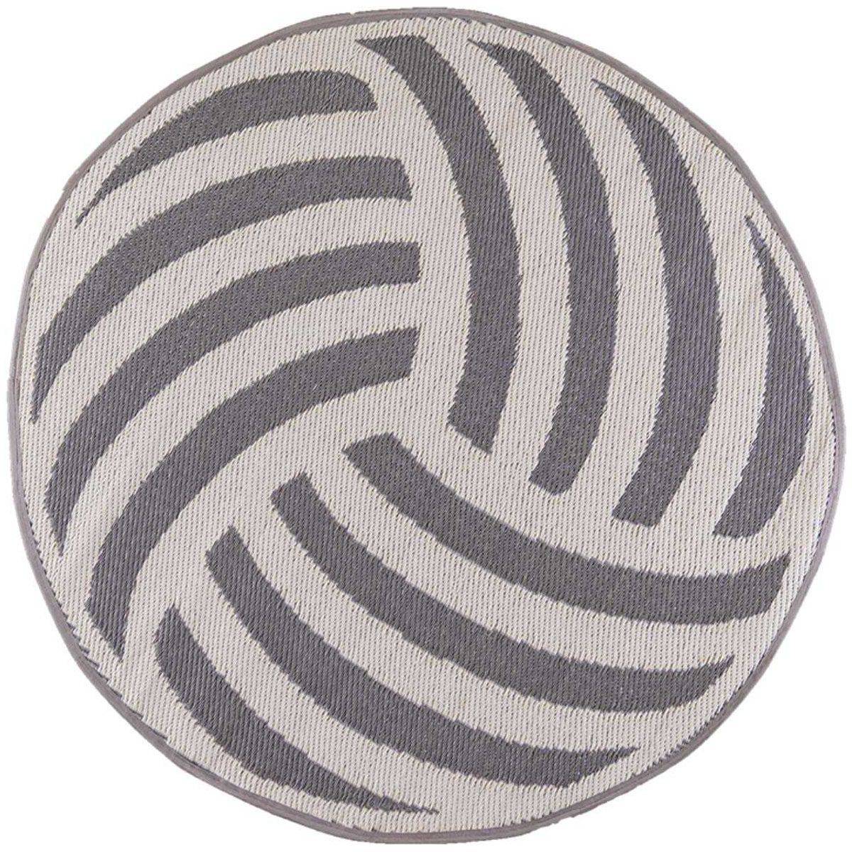 Esschert Design - Tapis de jardin rond en polypropylène recyclé Noeud - Imagen 1