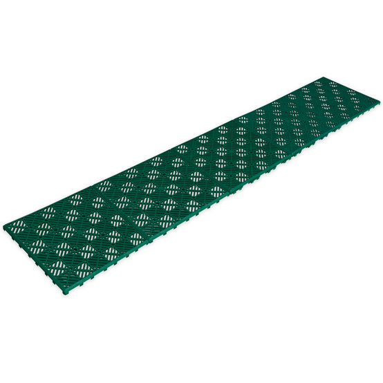 Lot de 10 dalles caillebotis de jardin vert 29.5x29.5 CM - Image 5