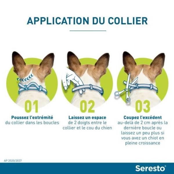 Seresto - SERESTO Chien Collier Anti-Puces et Anti-Tiques +8kg 2 unités - Image 2