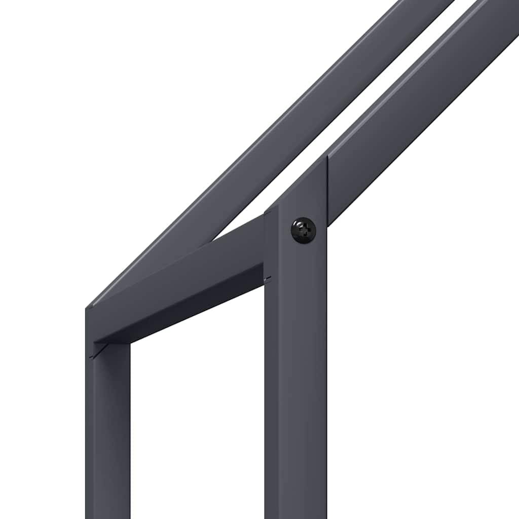 Range-bûches vertical acier intérieur Anthracite 60x25x90 cm – ComfortXL Outdoor Living - Image 7