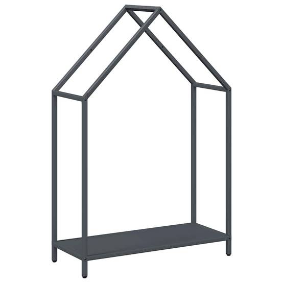 Range-bûches vertical acier intérieur Anthracite 60x25x90 cm – ComfortXL Outdoor Living - Image 2