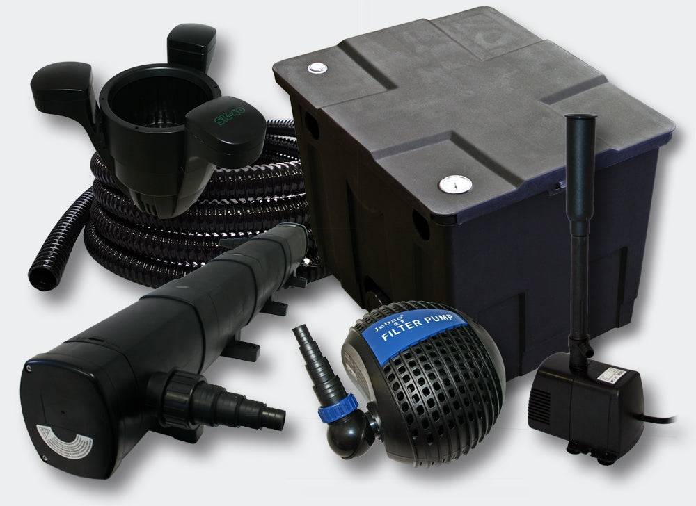 Helloshop26 - Kit de filtration de bassin 12000l UVC 72 Watts Pompe Skimmer Fontaine