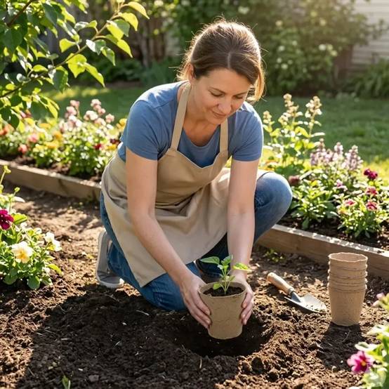 Autre - 10 pots biodégradables pour semis Progarden Progarden - Image 2