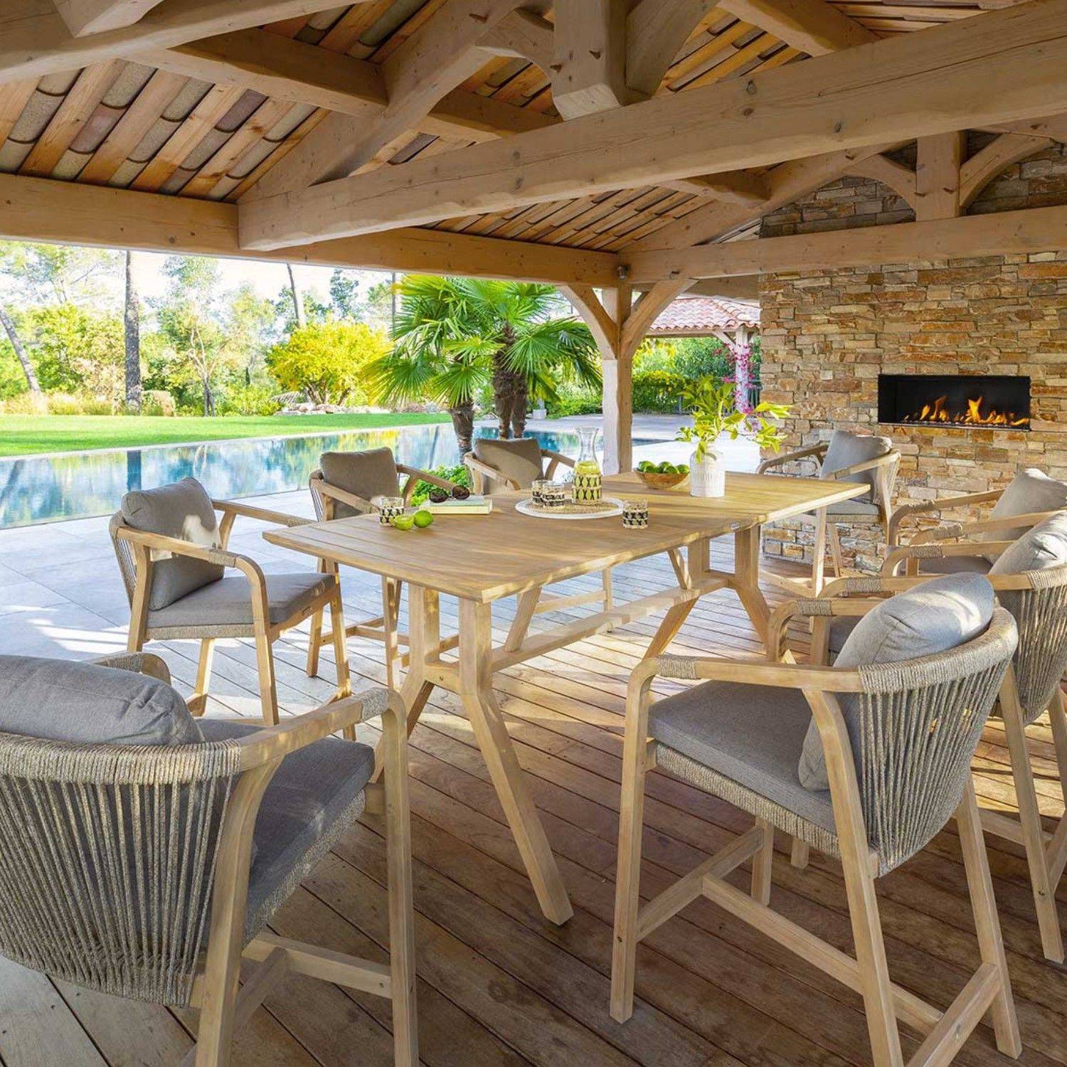 Hesperide - Table de jardin Haute Papouasie en acacia - 8 Places - Hespéride - Imagen 2