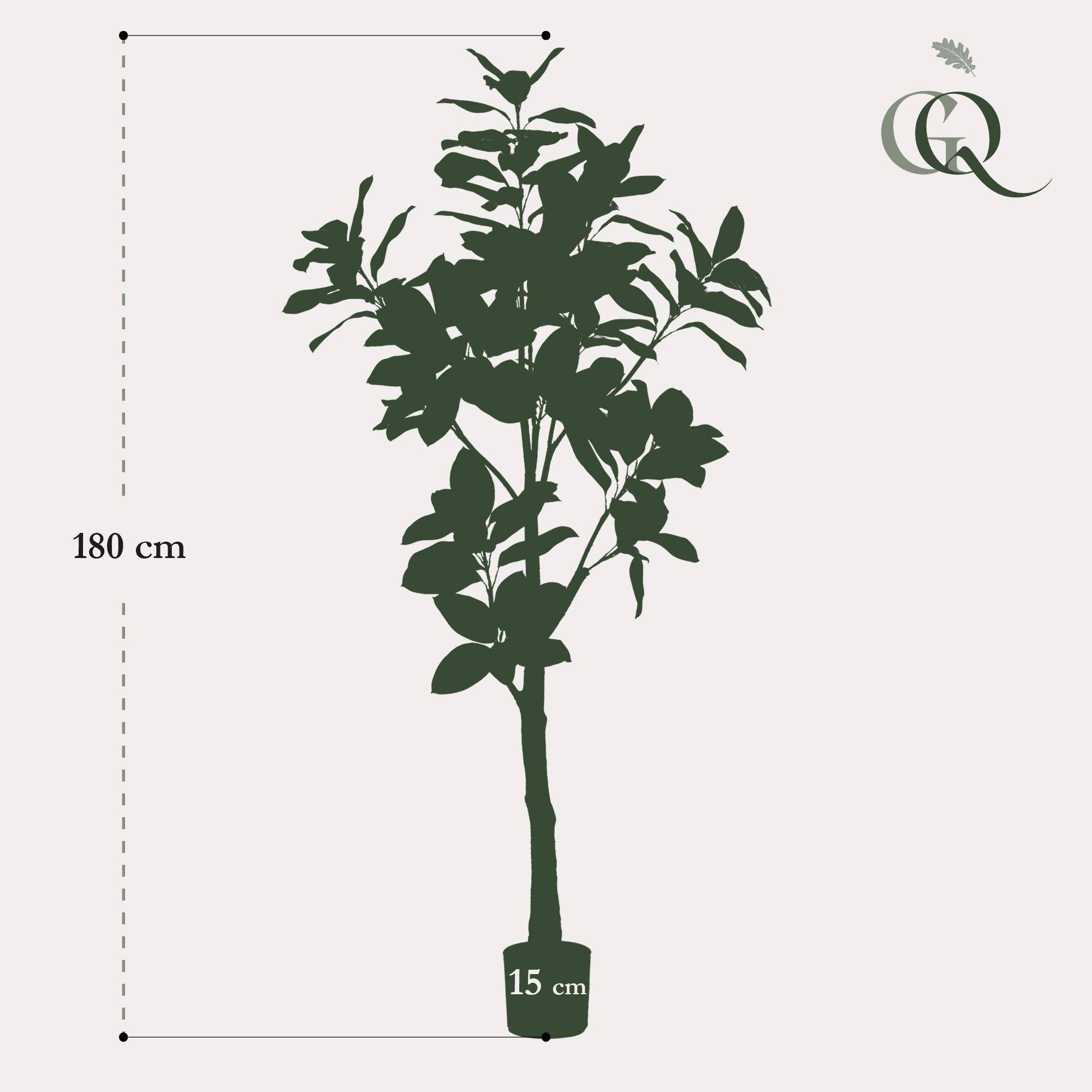 La Green Touch - Magnolia Grandiflora plante artificielle - h180cm, Ø15cm- La Green Touch - Imagen 3