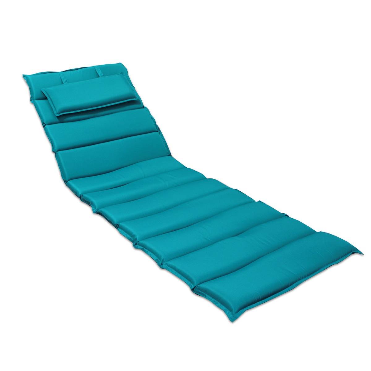 Matelas bleu canard pour bain de soleil - TECK'Attitude - Imagen 1