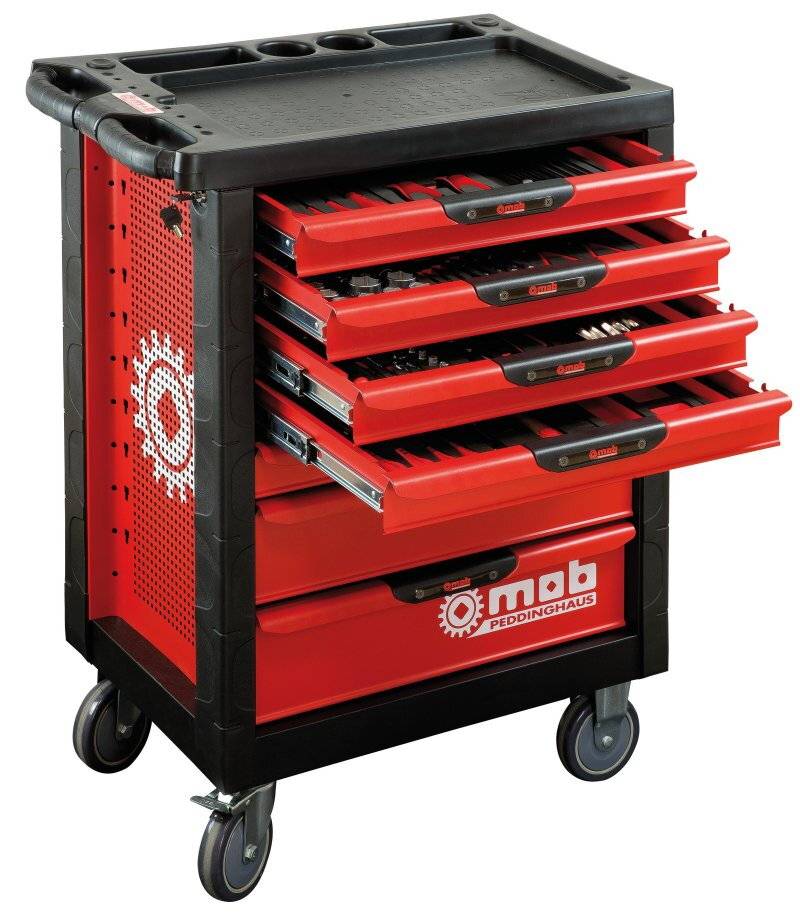 Servante d'atelier PROLINER 7 tiroirs – 141 pièces – MOB - Image 1