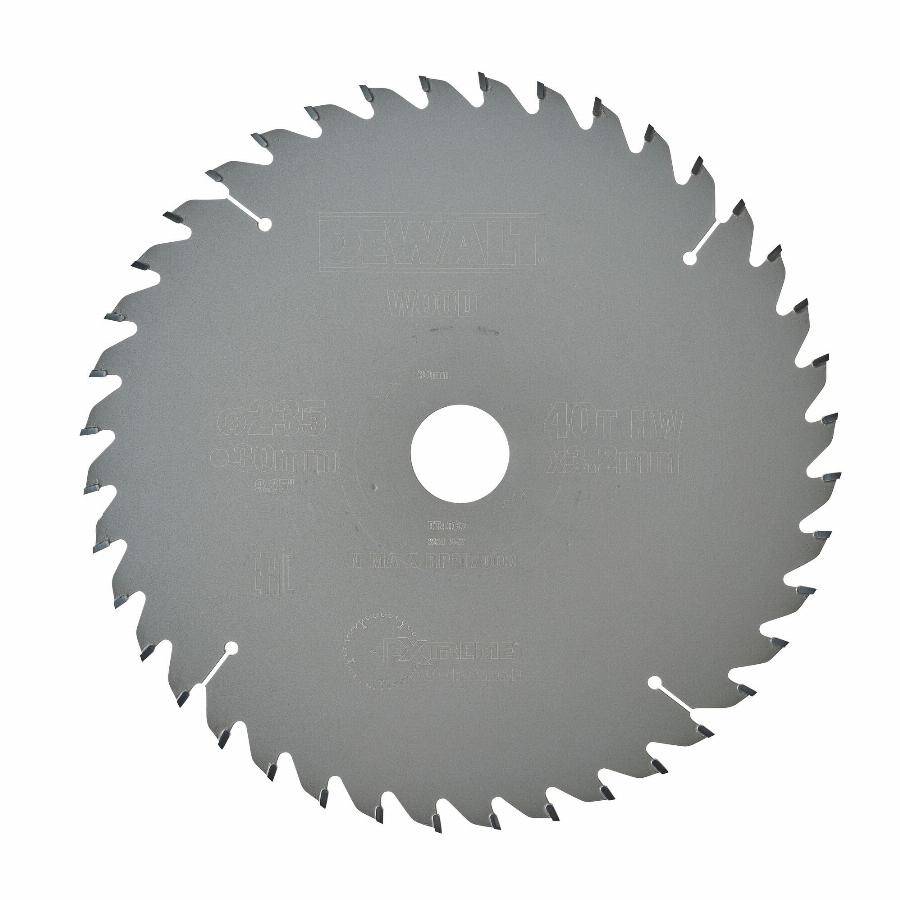Lame scie circulaire portative 235x30 mm 40 Dents Extrême workshop DEWALT - DT4067-QZ - Image 1