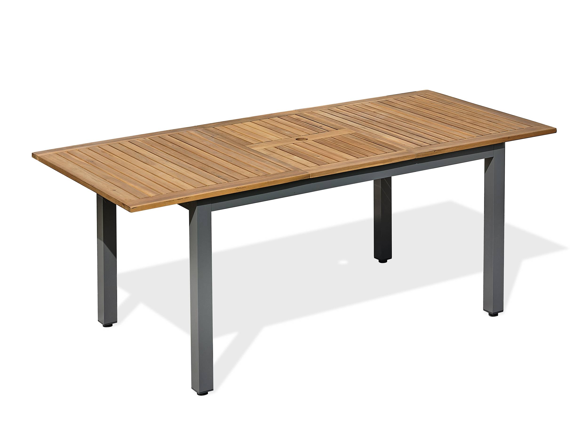 Table de jardin ORSINO alu anthracite - ACACIA - REMARQUABLE - Image 1
