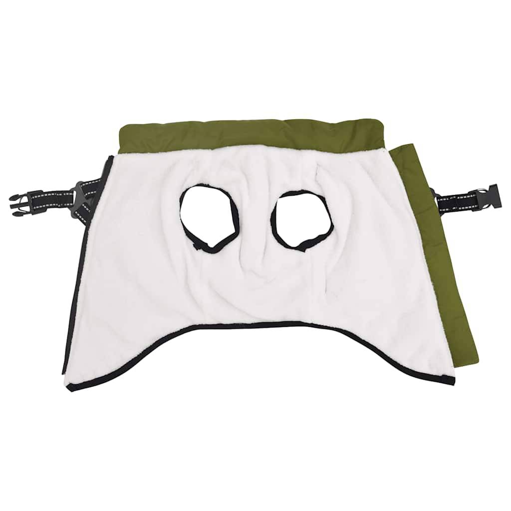 ComfortXL - Manteau Chien Hiver Imperméable avec Harnais intégré Polaire Vert Armée L28 – ComfortXL Pet Living - Image 3
