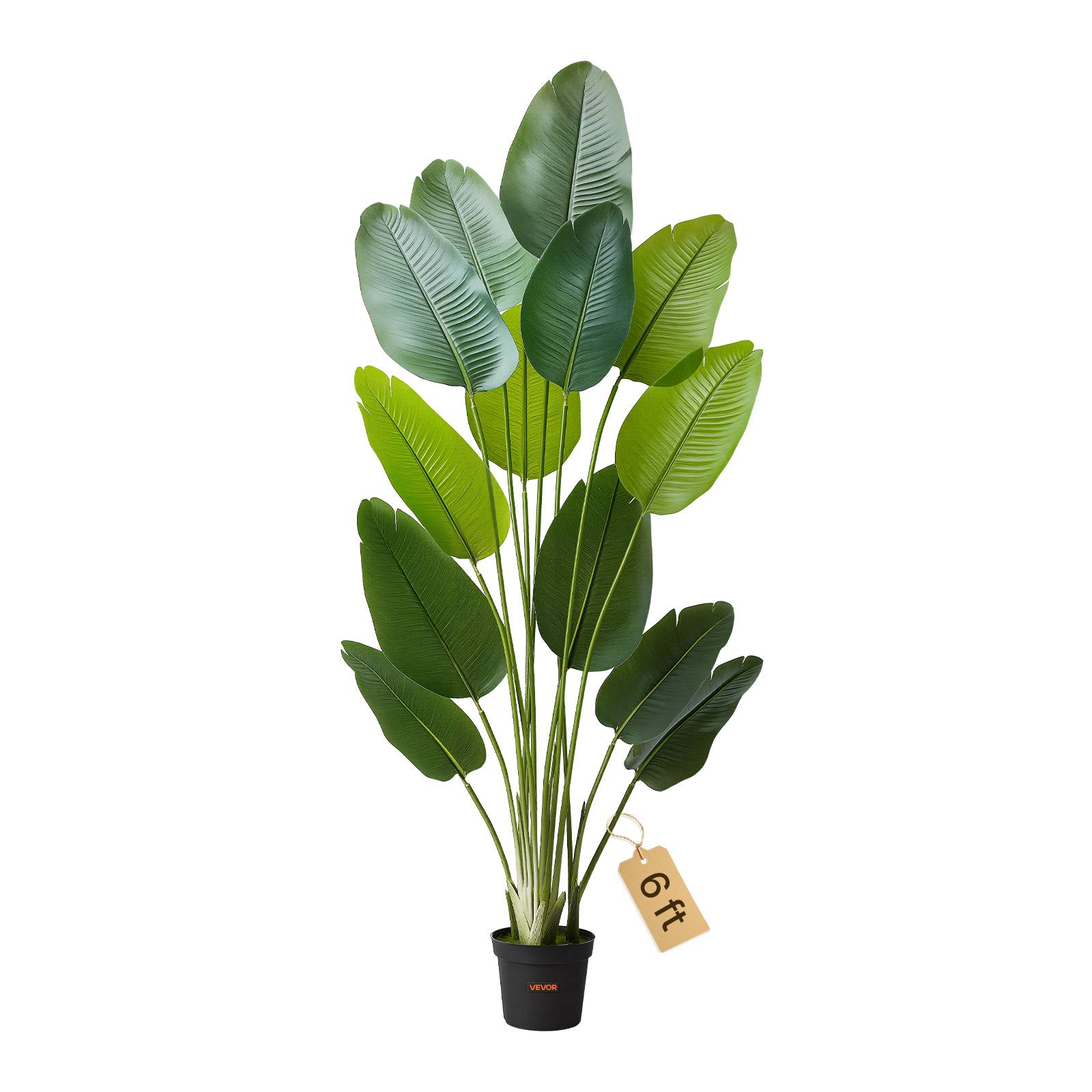 VEVOR Oiseau Paradis Artificiel Plante Artificielle Tropicale Faux Arbre 1,8 m - Image 1
