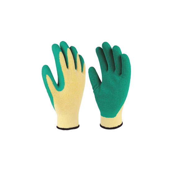 Gants polyvalent Jardin et bricolage enduit de Polyester et Latex Ultra Resistant Taille 10 Vert VITO - Image 1