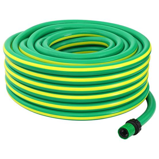 Vidaxl - Tuyau de jardin 5 couches Vert et jaune 3 / 4'' 30 m PVC vidaXL 42035825 - Image 1
