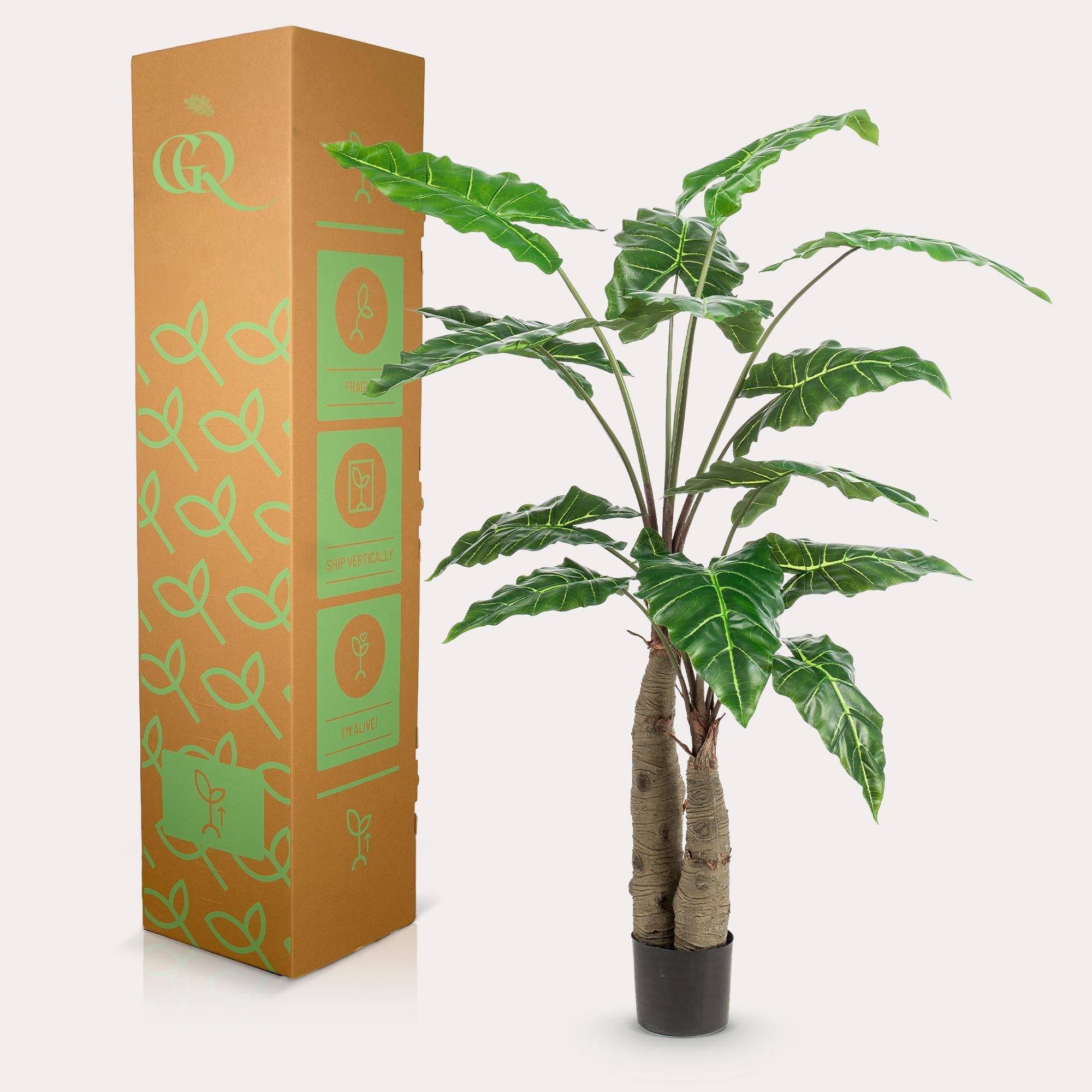La Green Touch - Alocasia plante artificielle - h150cm, Ø12cm- La Green Touch - Imagen 3