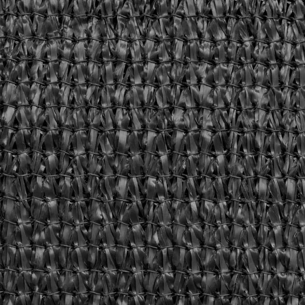 Helloshop26 - Parasol en pehd triangulaire 3,6 x 3,6 x 3,6 m anthracite - Imagen 2