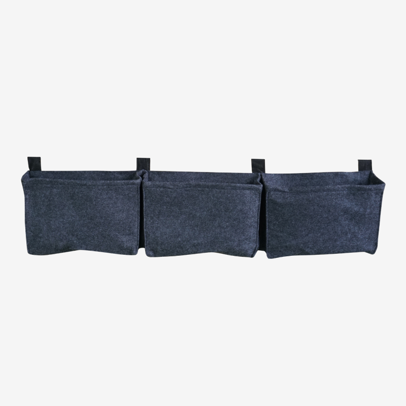 Cerland - Balconnière 3 sacs gris en feutre géotextile - Imagen 1