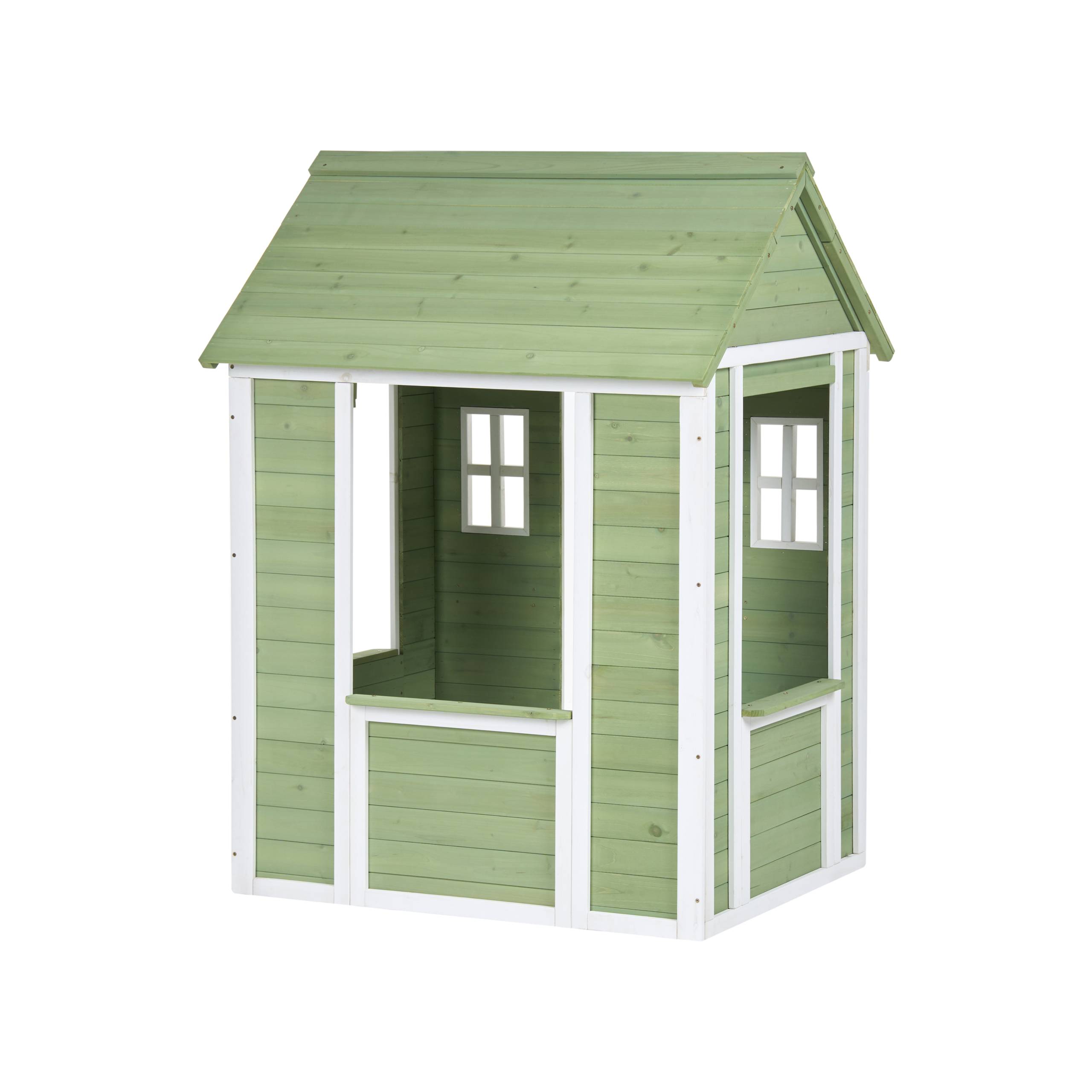 Beliani - Cabane de jardin pour enfants Bois de sapin Vert SAURIS - 100x89x145- Beliani - Image 6