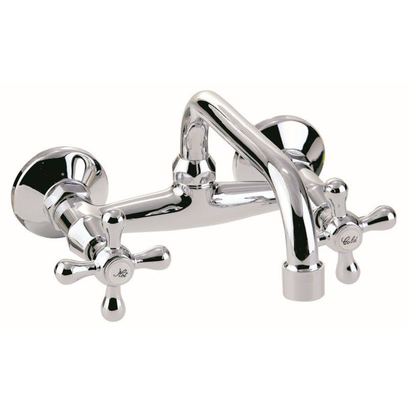 Importdistrib - Robinet  mitigeur RETRO  pour lavabo mural IMPORTDISTRIB