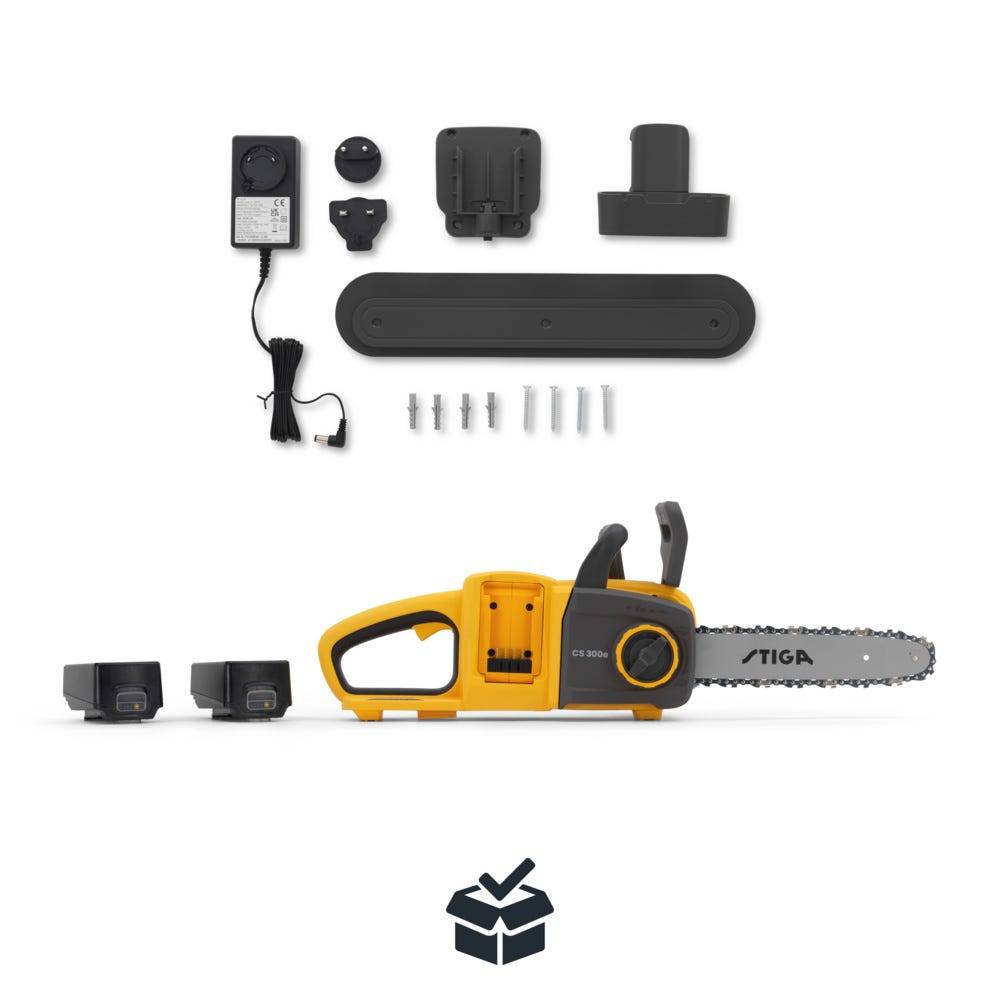Stiga - Kit tronçonneuse CS 300e, batterie 20V (4Ah), coupe max 265 mm, sécurité avancée - STIGA - Image 7