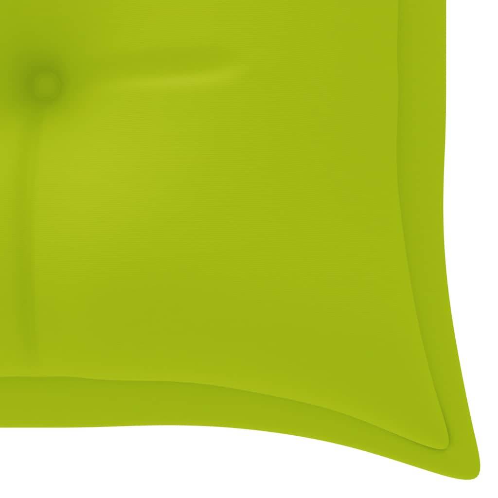 Helloshop26 - Banc de jardin meuble de patio d'extérieur terrasse avec coussin 157 cm bois d'acacia massif - Imagen 8