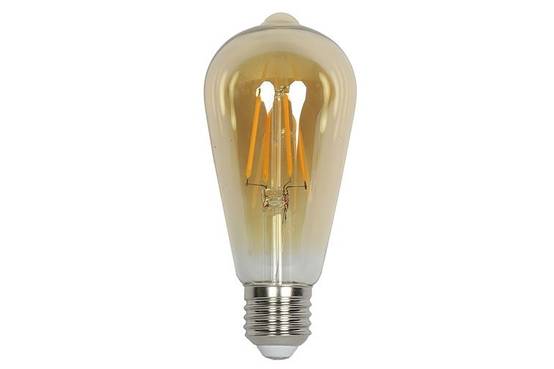 Ampoule filament E27 LED DIM Edison 2 doré - Image 1