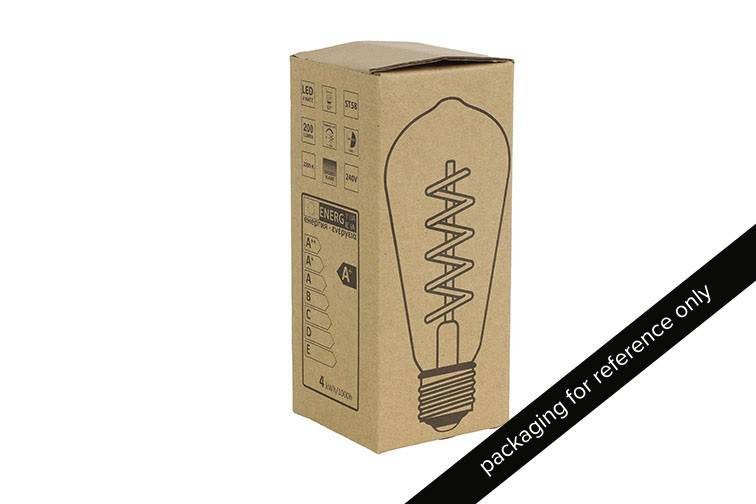 Ampoule filament E27 LED DIM Edison 2 doré - Image 3