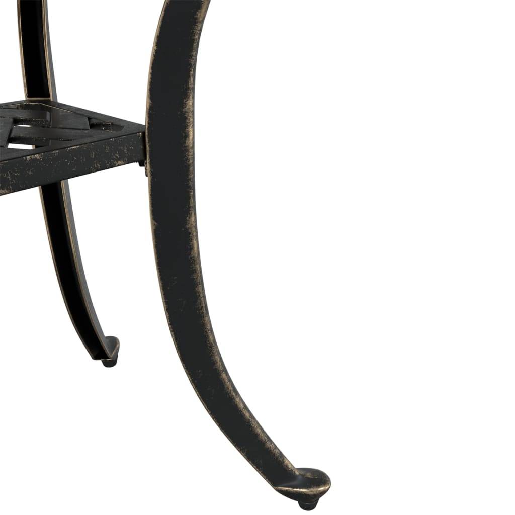 Table de jardin aluminium coulé bronze 53 x 53 x 53 cm, Poids :4.55kg - PANGIVO - Image 10
