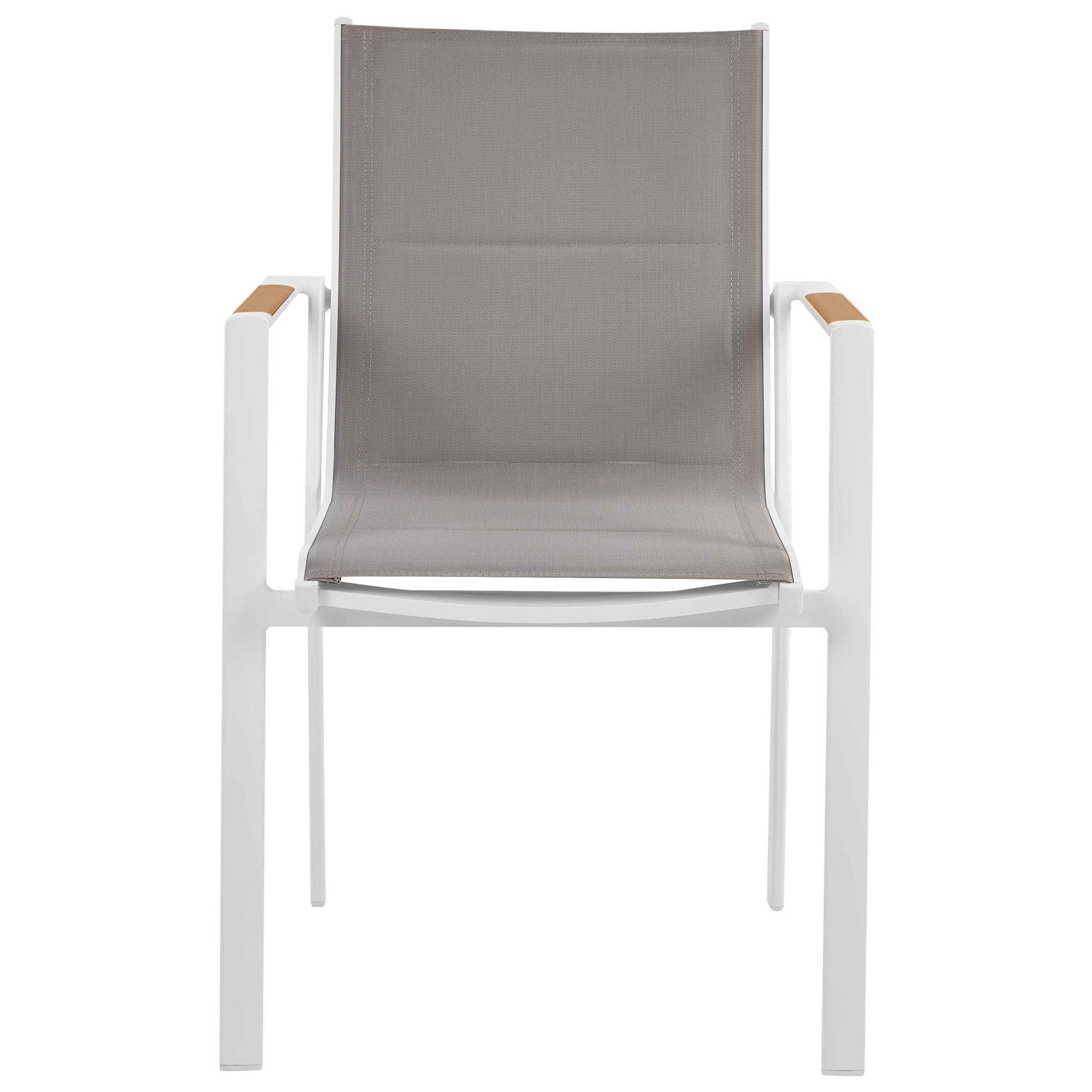 Beliani - Set de salle à manger, 8 Personnes Aluminium Gris VALCANETTO/BUSSETO - Beliani - Imagen 10