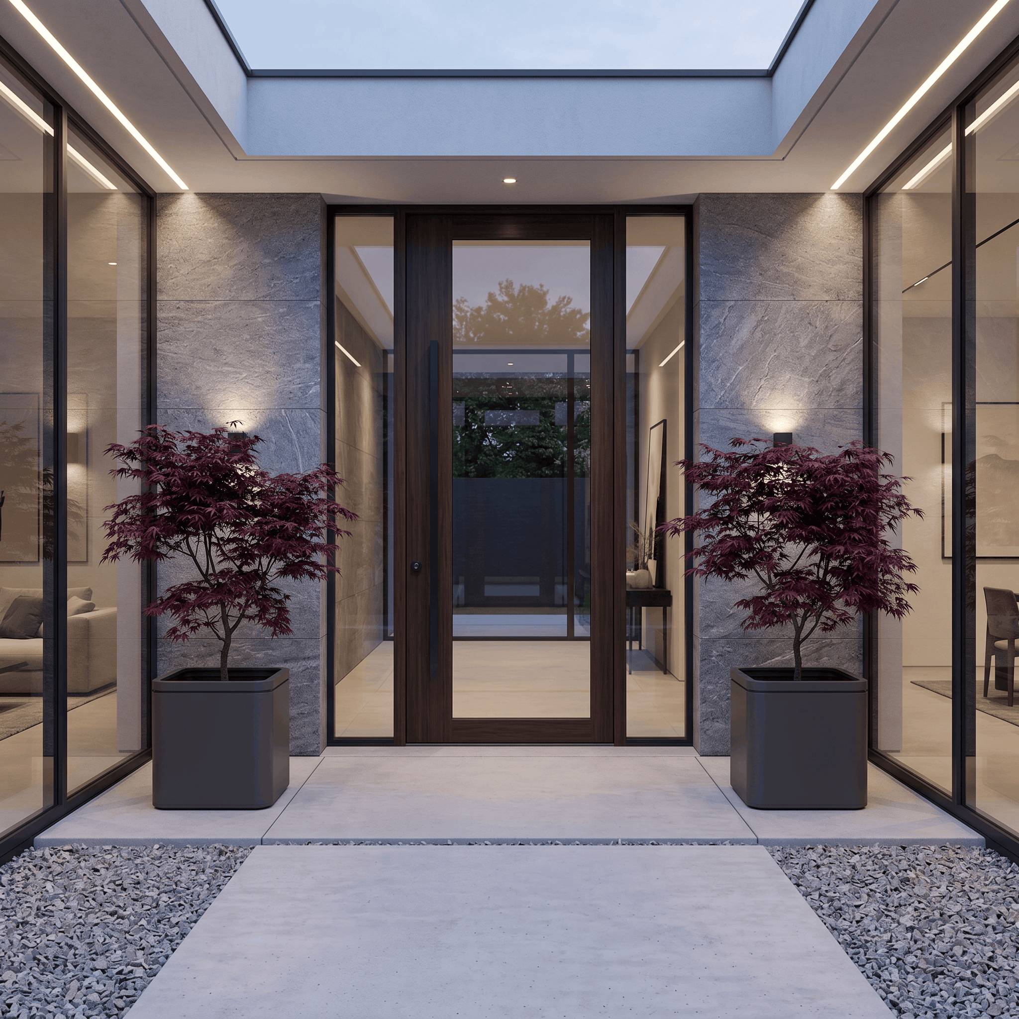 Pot INFINITY SQUARE 60x60cm anthracite - Image 5