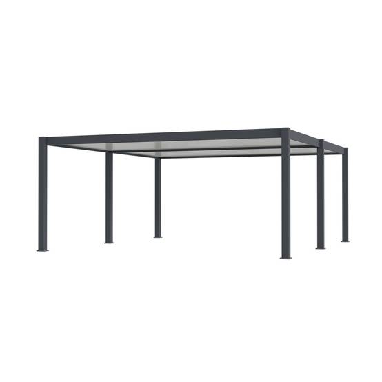 Direct Abris - Carport Aluminium 570 x 645 cm WESTON - 37 m2 - Hauteur : 255 - 2 Voitures - Abri Voiture Autoportant - Gouttière incluse - Image 6