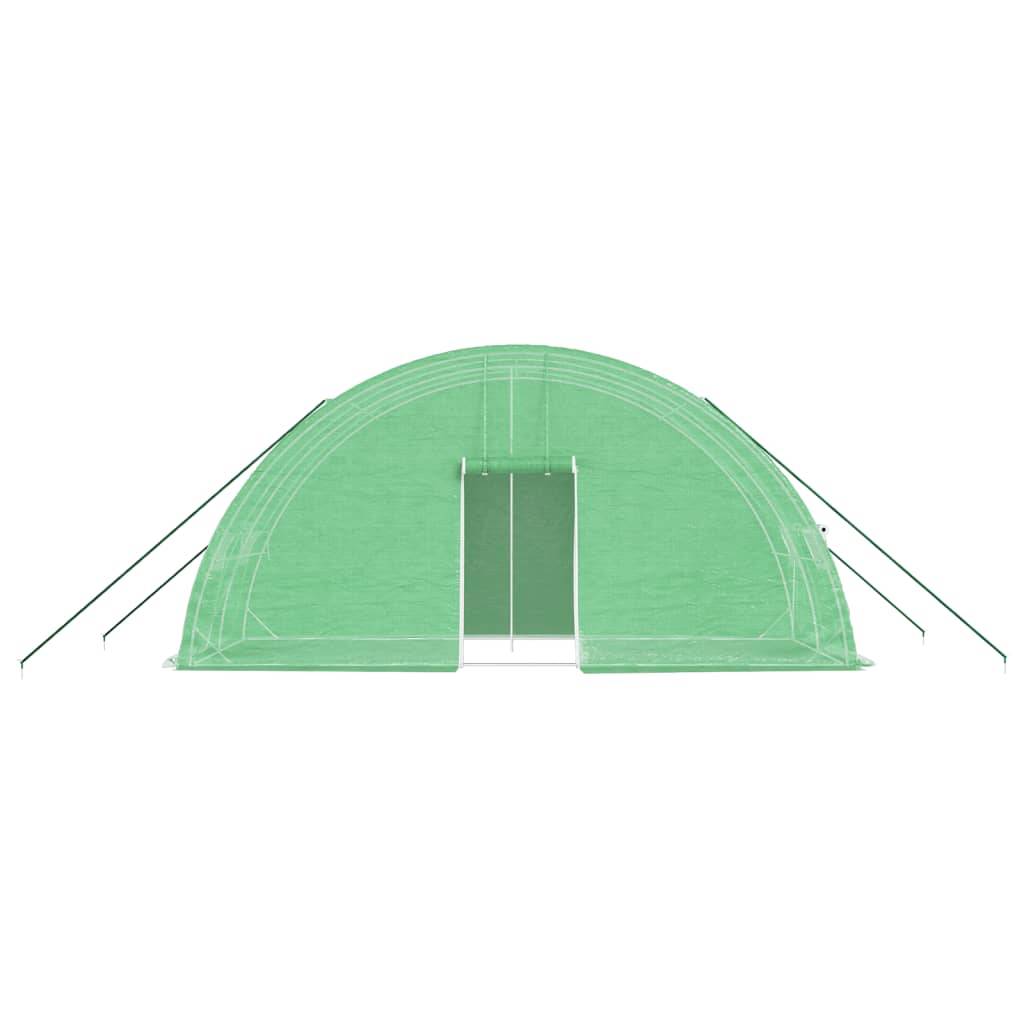 Serre Tunnel Jardin Acier Galvanisé 12m² Culture Potager Vert - ComfortXL Outdoor Living - Image 4
