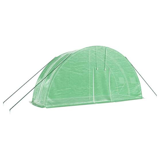 Serre Tunnel Jardin Acier Galvanisé 12m² Culture Potager Vert - ComfortXL Outdoor Living - Image 3