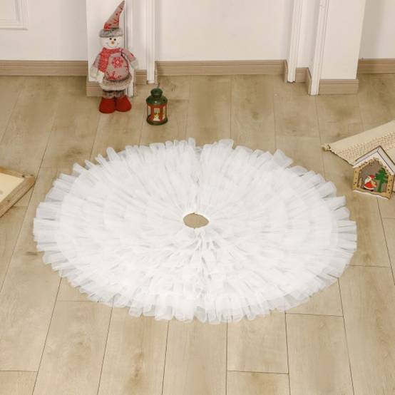 diamètre 120 cm jupe de sapin de Noël uni - Image 1