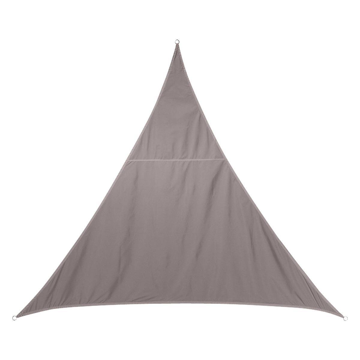 Hesperide - Vela de sombra triangular "Curacao" topo 5x5x5m en poliéster Hespéride - Imagen 2