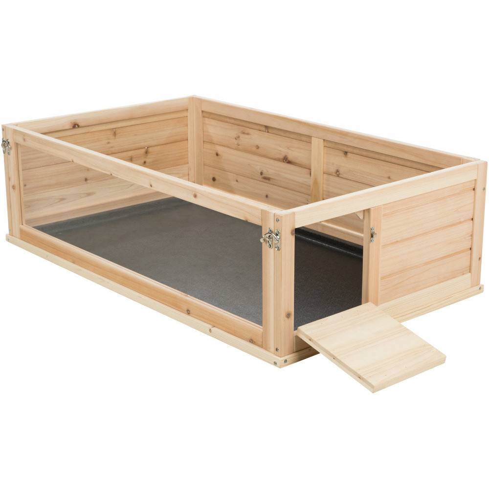 Enclos intérieur, dimensions: 114 × 30 × 74 cm. pour cochon d'inde. - Image 1