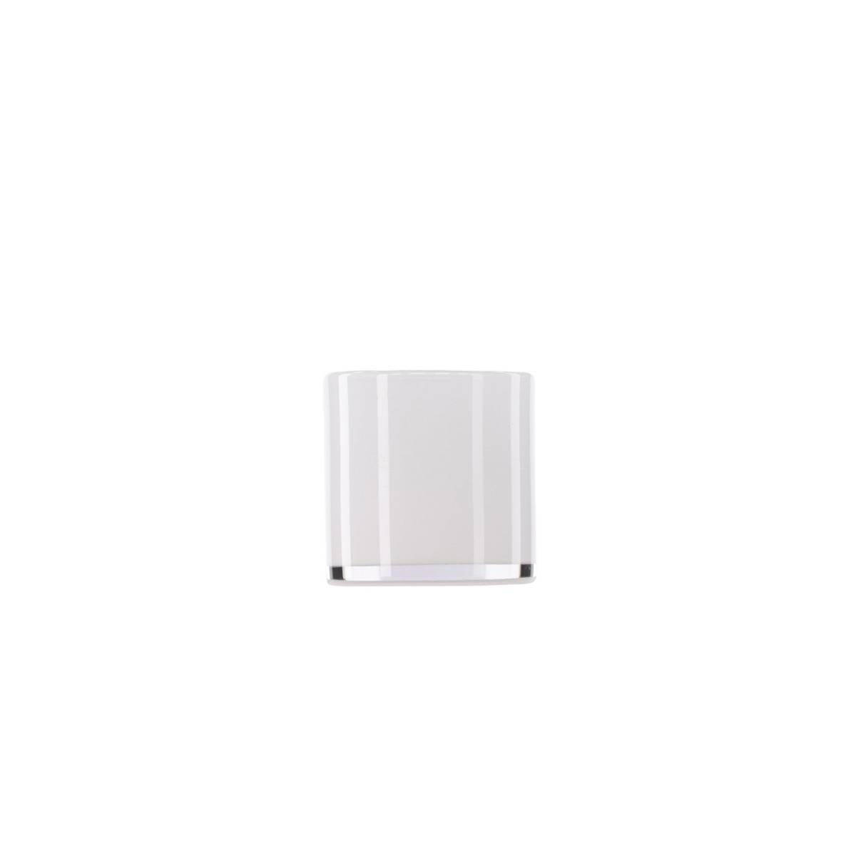 Photophore Déco "Gloria" 10cm Blanc - Image 2