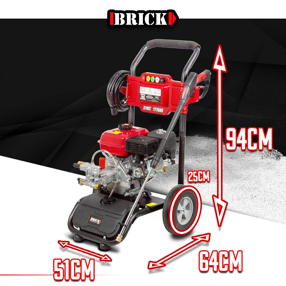 Brick - Nettoyeur haute pression thermique 173 bars max - 210CC - Brick - Image 3