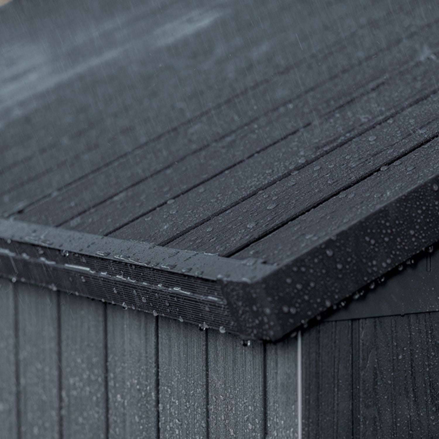 Keter - Abri de jardin DARWIN 4x4 Gris - Image 5