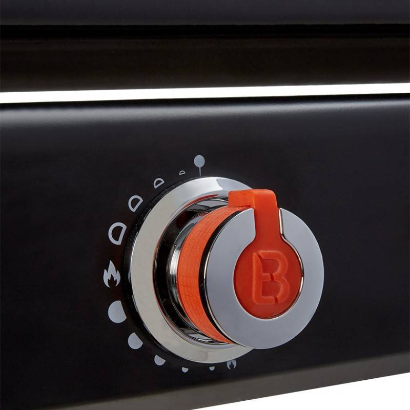 Brasero - Plancha au gaz BRASERO Silvia II G - 3 brûleurs - 64 x 34 cm - Acier, Noir - Imagen 4
