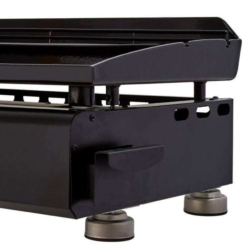 Brasero - Plancha au gaz BRASERO Silvia II G - 3 brûleurs - 64 x 34 cm - Acier, Noir - Imagen 5