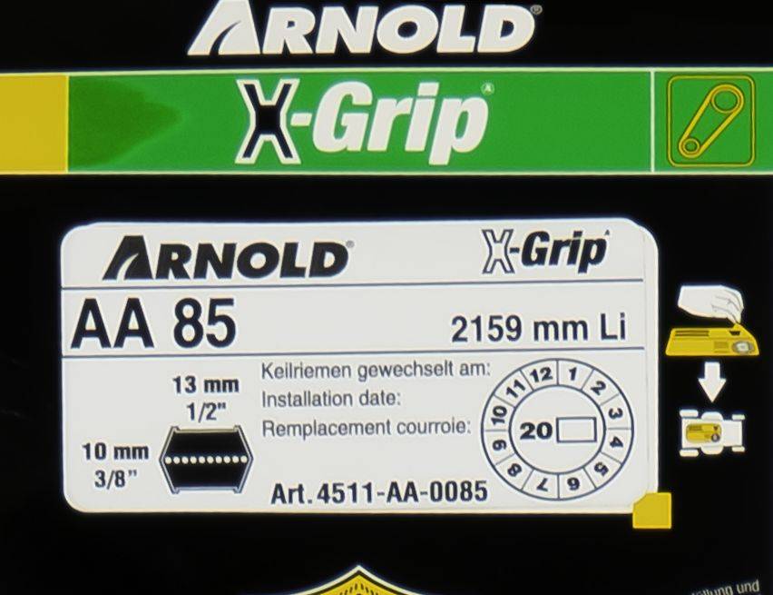 Arnold - Courroie hexagonale X-Grip de type AA 85 Arnold - Imagen 2