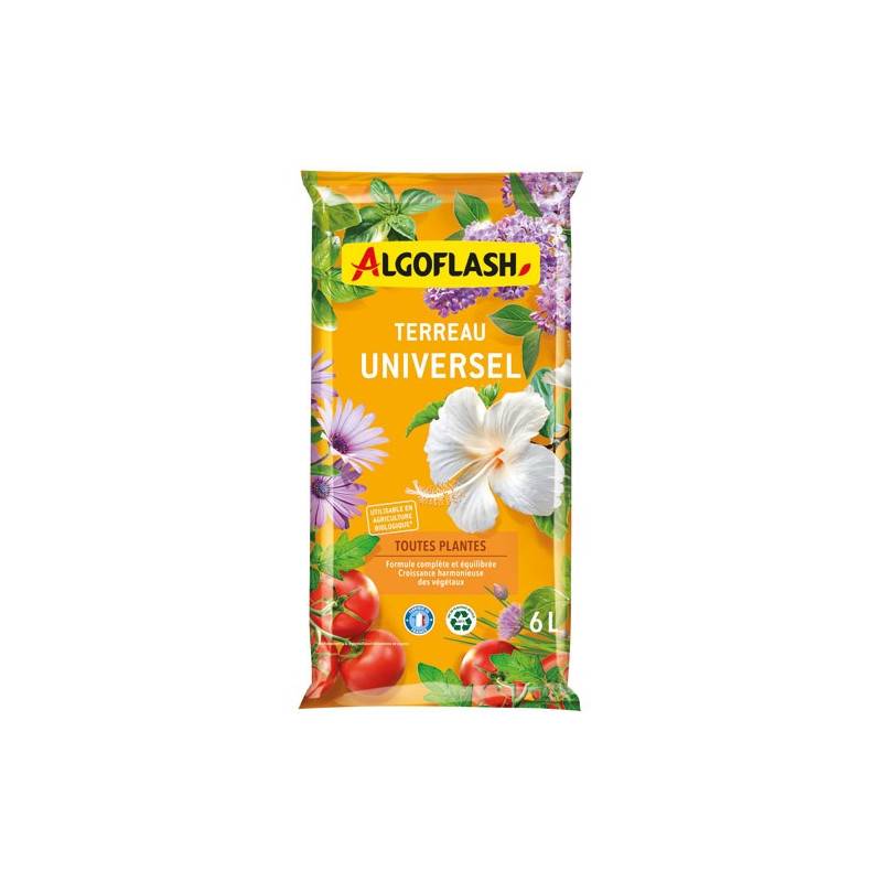 Algoflash - Terreau Universel 6l Algoflash. - Atuni6
