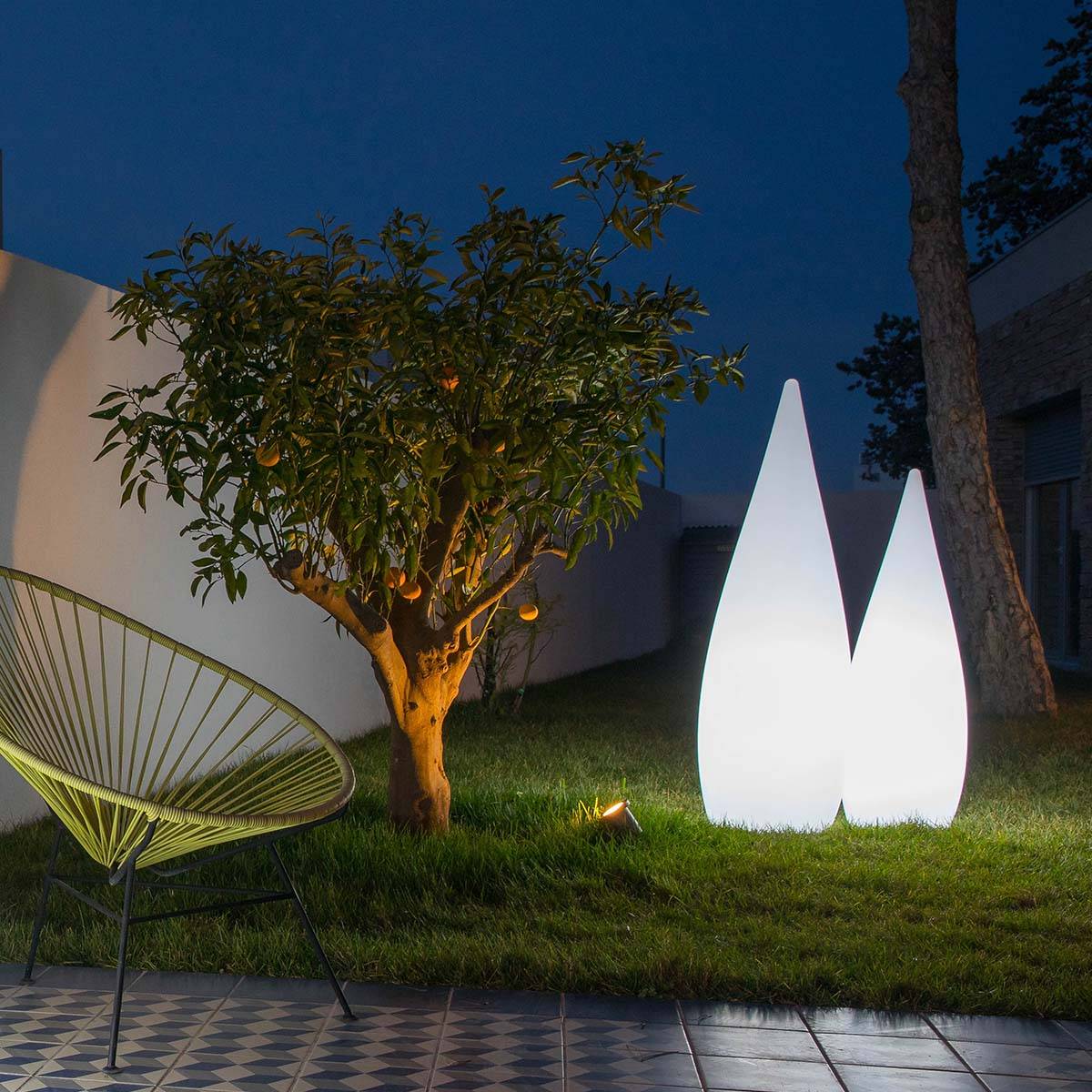 Lumisky - Lampadaire d'extérieur filaire CLASSY E27 H120cm - Imagen 6