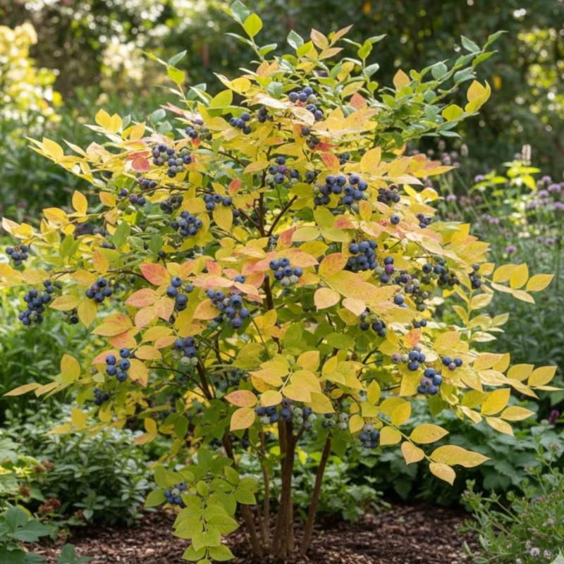 Myrtille Yello!Belloblue® 'Andval1601', Myrtillier - Bon rendement - Godet - 5/20 cm - De 1,00 m à 1,50 m - Imagen 4