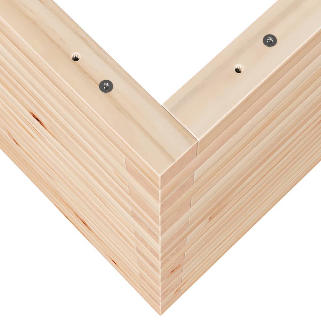 Maison Chic - Jardinière, Bac à fleurs, Pot de fleurs 50x50x68,5 cm bois de pin massif - Imagen 8