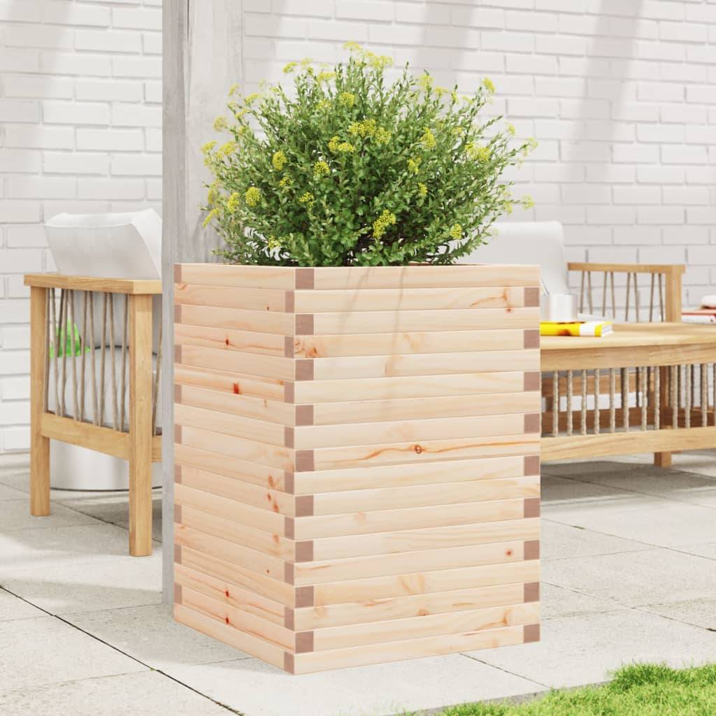 Maison Chic - Jardinière, Bac à fleurs, Pot de fleurs 50x50x68,5 cm bois de pin massif - Imagen 3