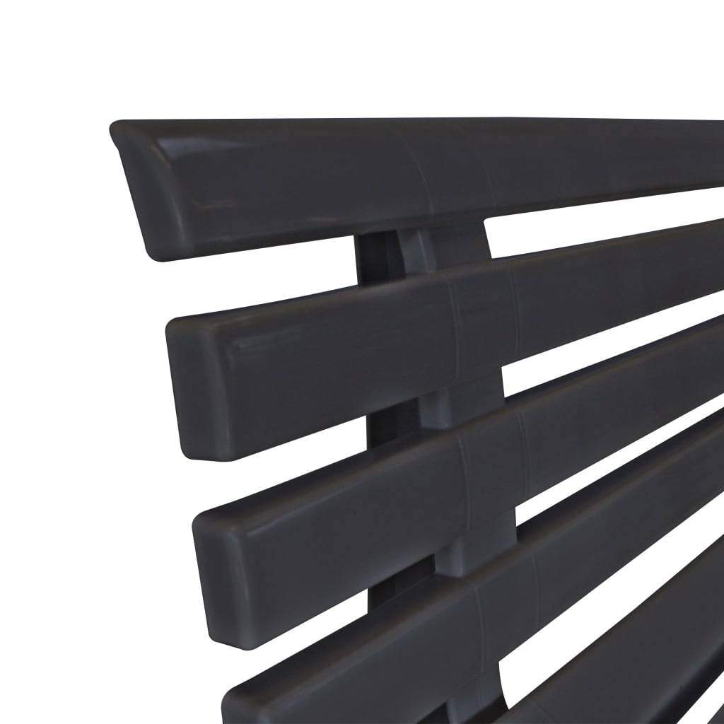 PANGIVO - Banc de jardin plastique anthracite 145.5 x 49 x 74 cm - PANGIVO - Image 5